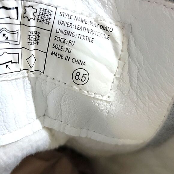 Anthony Wang WTF Dialo Wedge Booties - Ivory / Beige, Faux Fur, Women's SZ 8.5 - Picture 12 of 12